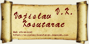 Vojislav Košutarac vizit kartica